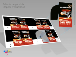 Saliente de góndola impreso en PDV y troquelado saliente de góndola troquelados