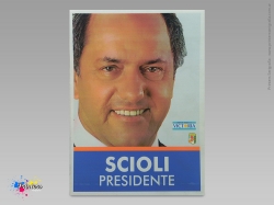cartel corrugado plástico fpv Scioli Presidente