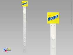 Colgante de góndola con capacidad para 10 productos Nesquik Colgante de góndola
